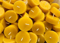 100% Beeswax Tealight Candles - Set of 6