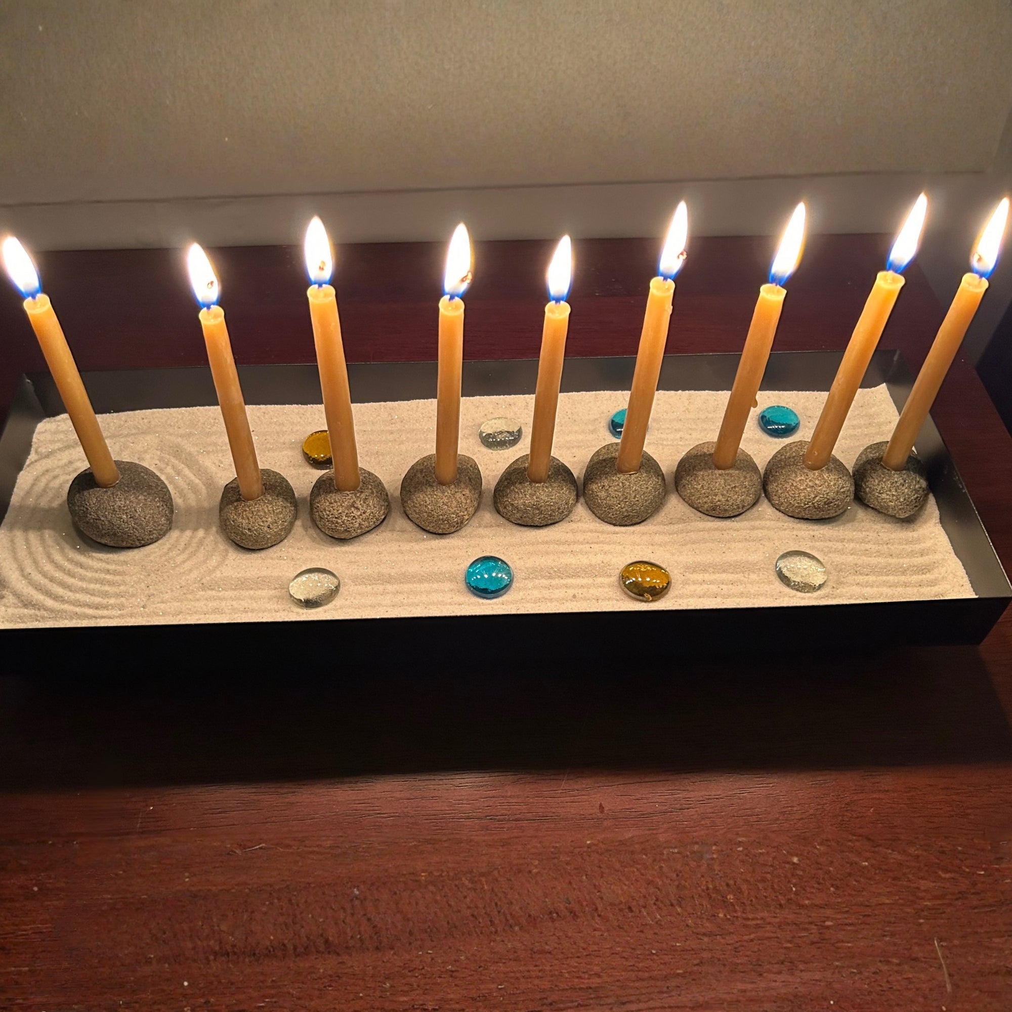 Honey Hanukkah Candles