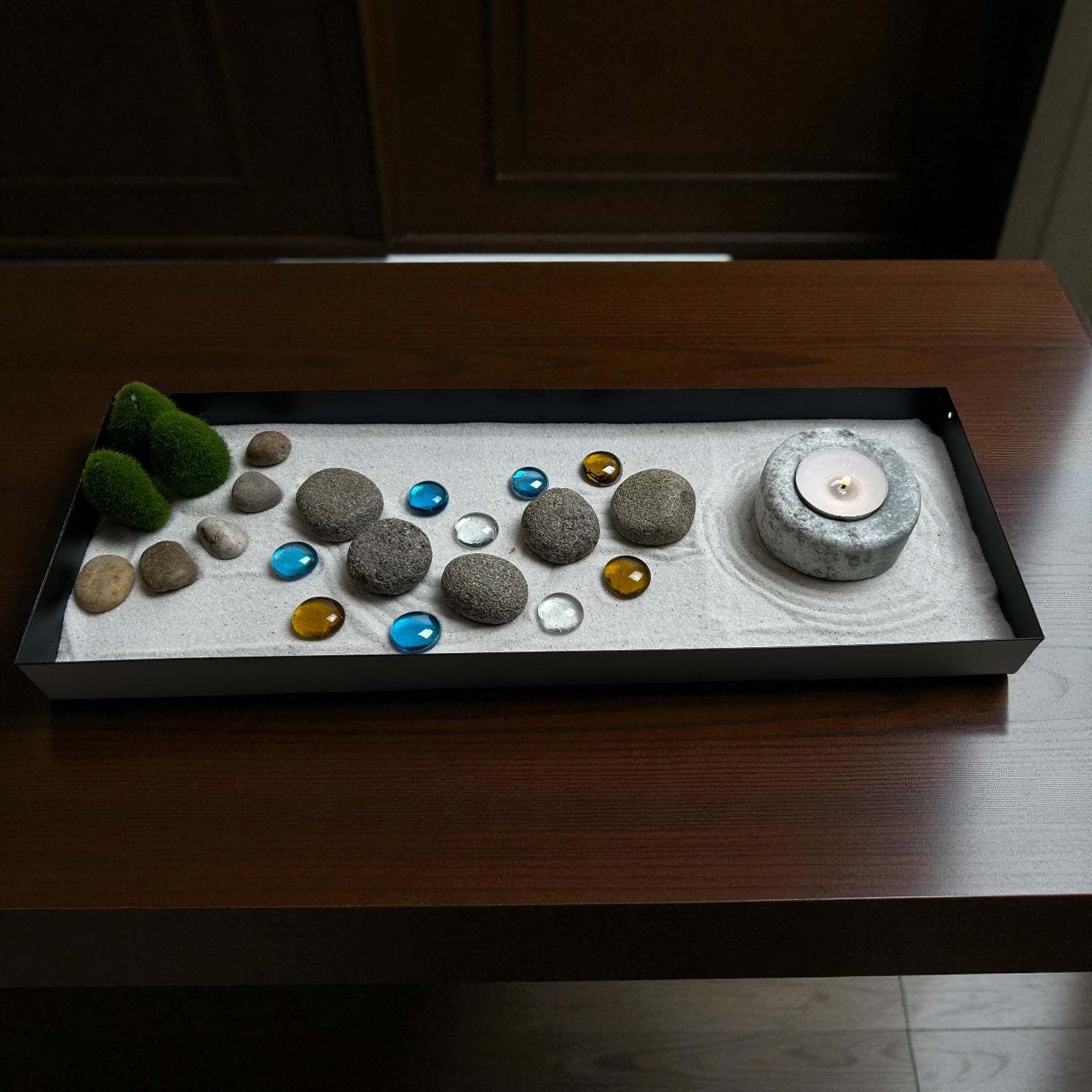 Reclaimed Granite Tealight Holders